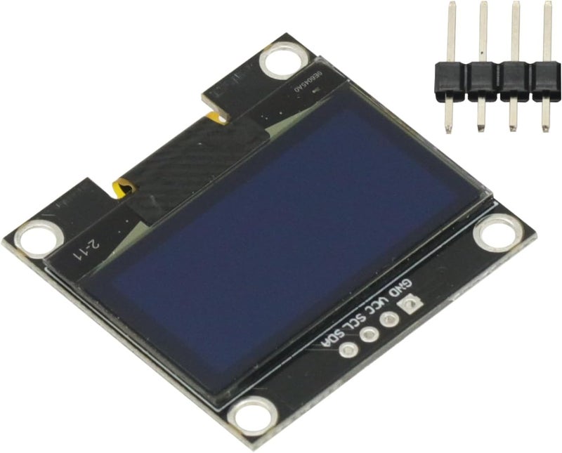 GODIYMODULES 2 Pcs 4PIN 1.3" 1.3 inch IIC I2C OLED Display Module 128x64 SSH1106 Digital OLED LCD Display White Module for Arduino Raspberry Pi Screen 12864 LCD Screen Board - Image 5